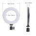 LED Ring Light with Stretchable Tripod Stand Selfie Stick Azhien,6-inch Ring Light Dimmable Floor/Table Annular Lamp for Selfie, Makeup, Live Stream, YouTube, Vlog, USB Plug