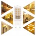 Azhien G9 LED Dimmable Bulbs 4W Warm White 2700K, 17*49.5mm,No Strobe, Flicker Free, 240V AC, 360 Degree Angle,450Lm, Pack of 5