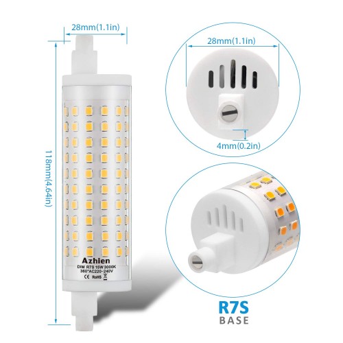 brug camera Te R7S LED 118mm Dimmable 15W