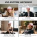 Under-Eye Red Light Therapy Device,Red Light Therapy Glasses Microcurrent Eye Massager Red Light Eye Mask for Eye Bags Dark Circles Puffiness Wrinkles Fine Lines