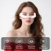 Red Light Eye Massager,Red Light Glasses,Under Eye Light Therapy Device,Red Light Beauty Device Eye Massage Light-Weight,Reducing Dark Circles,Puffiness,Wrinkles,Relieve Eye Bags,Eye Fatigue (Milky) 