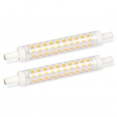 Azhien R7S LED 10W 118mm Double Ended Linear Reflector Bulb, Warm White 3000K, 10 Watt, equivalent to 75W-100W Halogen Lamp, 230V AC,1000LM ,360 Degree, Pack of 2