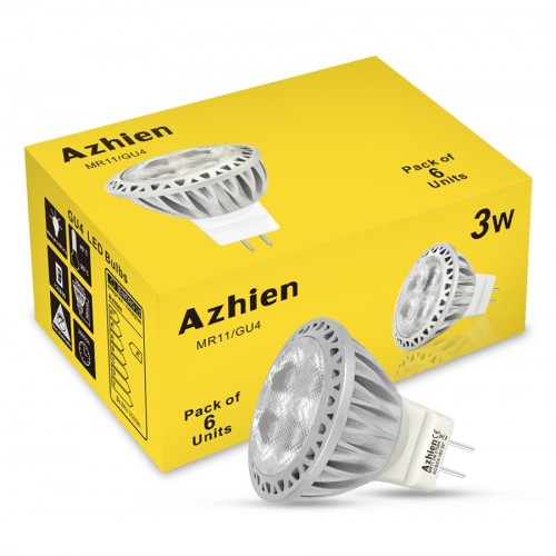 GU4 LED 12V Warm White 3W Replaced 35W Halogen Spotlight Bulb Soft