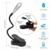 Reading Light, Azhien LED Book Light with 7 LEDs, 3 Color Temperature, 360 °Flexible Gooseneck, USB Rechargeable Clip on Light Desk Lamp for Office,Study Sleeping and Reading Books in Bed