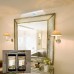 Azhien LED Mirror Light 5W 400LM Bathroom Mirror Lamp,Neutral White 4000K IP44 230V Stainless Steel Bath Mirror Front Light 30cm,No Flicker,No Strobe, Slender design with wideth 14mm, Non Dimmable