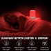 Red Light Therapy for Sleep 670nm, Red Night Light Therapy Device, Touch Dimmable Light Lamp for Adults & Kids, Night Lights with 670nm for Stress Relief Relaxation Travel Meditation and Yoga 